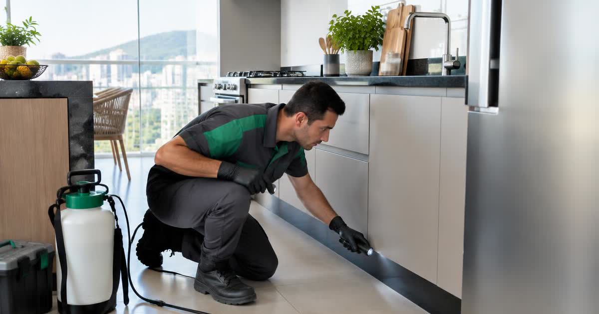 Técnica da Sentinela realizando uma inspeção profissional em uma residência